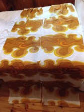 Paire de rideaux tissu Vintage