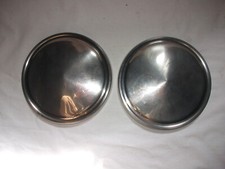 2 Enjoliveurs roue inox poli Très bon état d'origine diamètre ext. 23 cm