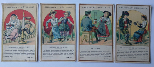 Vers 1900 chromo carte - chromo,