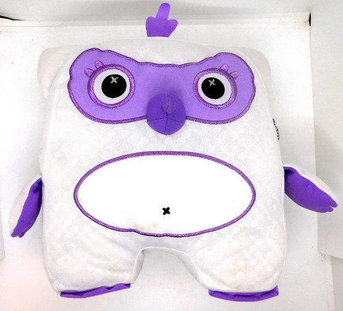 Inkoos white purple owl - white,