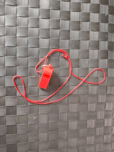 Jeu jouet sifflet rouge - -, en