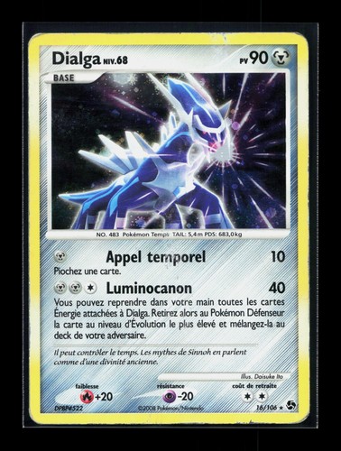 Carte pokémon dialga 106 - carte,