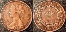 Canada - Nova Scotia - Victoria - 1 cent 1861 ! KM#8
