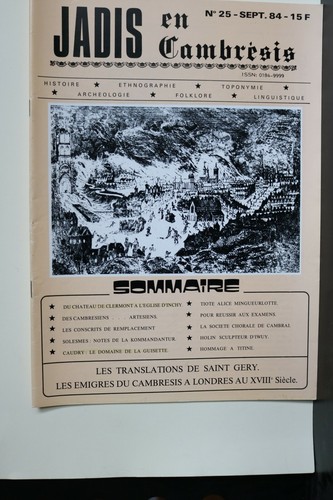 Jadis cambrésis 25 - cambrésis, n°25
