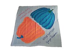 LOUIS VUITTON x YAYOI KUSAMA - CHALE ETOLE - SOIE / LAINE - GRIS MULTICORE