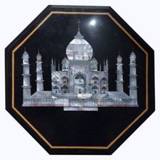 18 " Noir Marbre Table Top