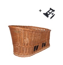 Panier osier avec coussin - panier,