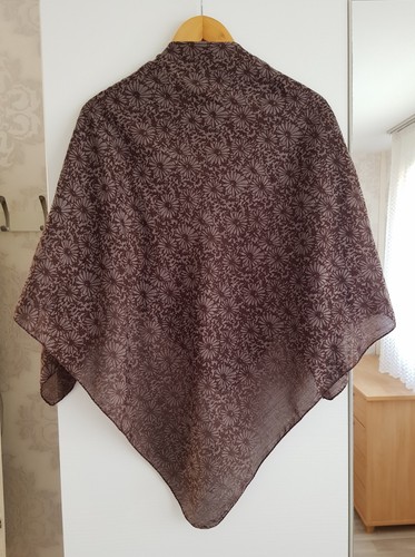 Foulard carré femme marron - , à