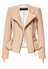 Veste Zara Peplum Jacket Cuir