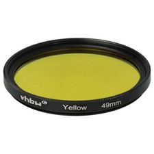 Filtre couleur jaune objectif