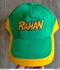 rare casquette RAHAN verte et