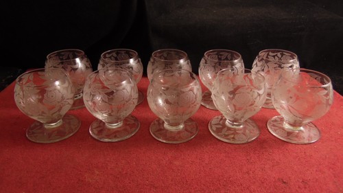 Set baccarat crystal - 10,