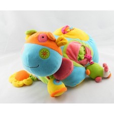 Doudou éveil vache bleu