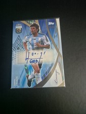 Gabriel Heinze Auto 12/50 – Topps – Carte Autographe Rare