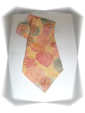 Cravate Fantaisie Doré Motifs