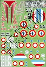FRROM FR0X20 DECALQUES AVIONS