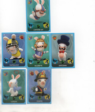 Lapins Crétins.lot de 7 cartes .2017