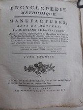 Encyclopédie Méthodique Arts