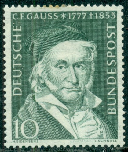 Germany 1955 carl - , gauss