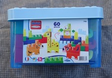 Ecoiffier Coffret Abrick avec socle, 60 pièces environ