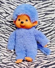 💗 SEKIGUCHI 1974 NOUNOURS AJENA DOUDOU PELUCHE KIKI BLEU YEUX MARRON 20CM TTTBE