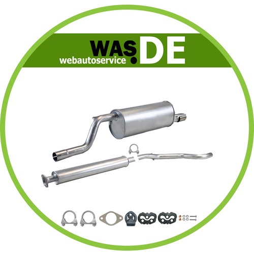 Kit pot échappement fiat - pot,