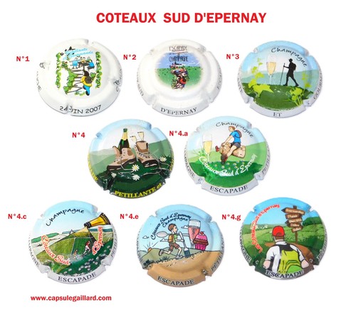 Lot capsules de champagne - de, 8