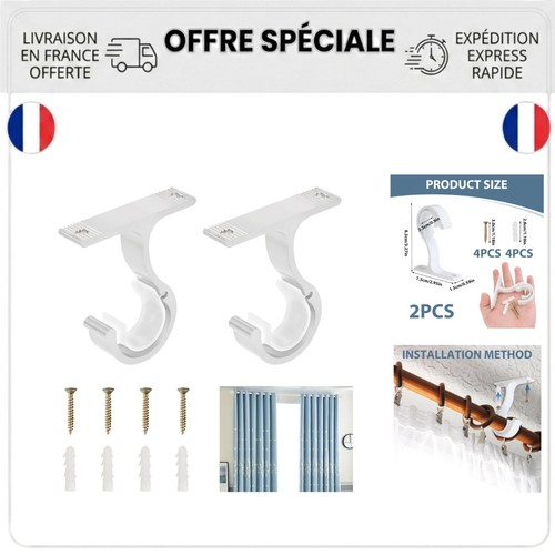 Supports tringle rideau - supports,
