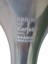 Fauteuil pivotant Eros Philippe Starck made in Italy Transparant Bleu