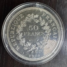 Veme République - 50 francs Hercule 1978 Piefort Argent - 599 ex