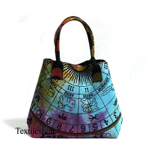 Sac main coton tie - coton, dye