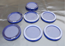 Lot de 7 dessous de bouteille plastique bleu SCREWPULL