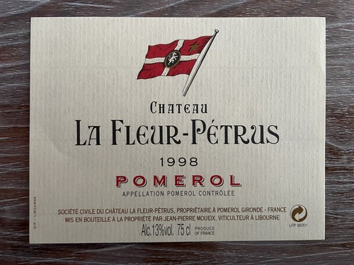 étiquette château fleur - château, la