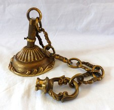 COUPELLE DE LUSTRE EN BRONZE