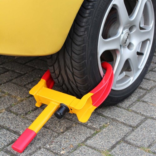 Sabot voiture bloque roue - de,