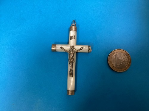 Reliquaire croix argent - reliquaire, et