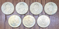 Lot 7 Pièces Vatican 50 Cent
