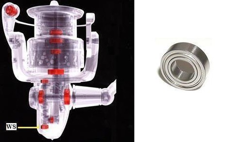 Daiwa worm shaft bearing