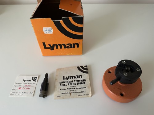 Lyman universal drill press - drill,