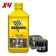 Set Entretien Bardahl XT4-S C60 10W50 Filtre à Huile Harley Davidson Xg 500/750