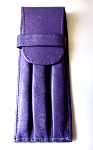 Etui pour stylos cuir - 3,