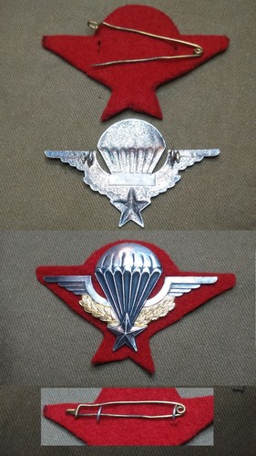 Brevet parachutiste mougeon - brevet,