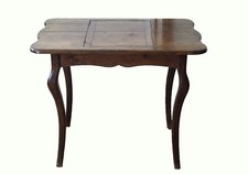 Petite Table Bureau Louis XV en chêne à volet  XVIII ème