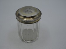 BOITE  RONDE  EN ARGENT MASSIF