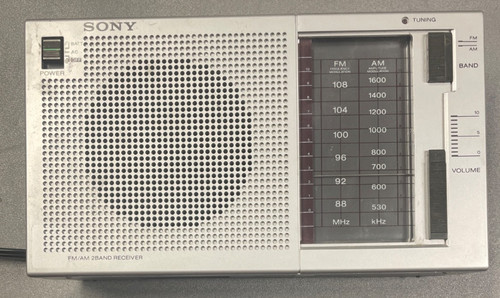 Sony icf 710w radio - icf-710w, silver-