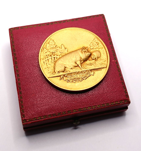 Médaille agricole cochon - , f