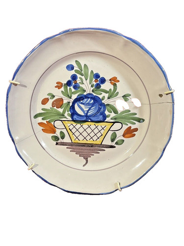 Ancienne assiette faïence - assiette,