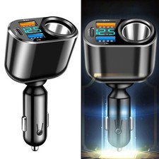 Chargeur Répartiteur Prise Véhicule avec Pour QC3 0 pour Charge USB Rapide 12V