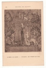 CPA TAPISSERIE - LA DAME À LA LICORNE (Musée de Cluny) NON ÉCRITE