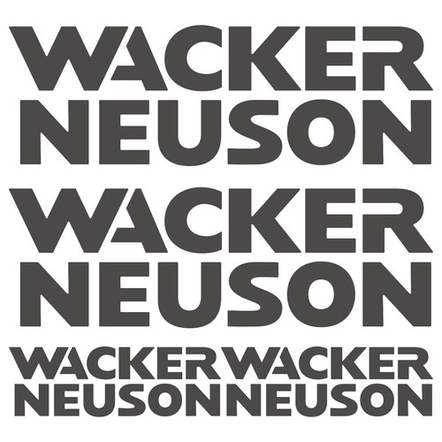 Wacker neuson autocollant - xl,